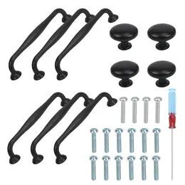 Combination Cabinet Handles, 12-Piece Set—Cabinet Hardware In Various Shapes For Furniture And Home Furnishings