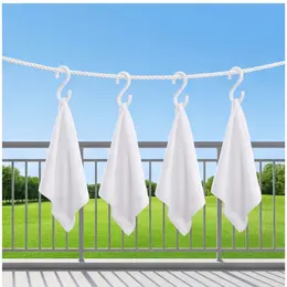 15 M Nylon Flag Line With 4 Mounts, Sturdy Flag Rope For Garden, Balcony, And Events—Accessory Set