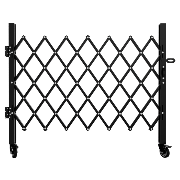 Main product image of Expandable Safety Gate with Swivel Casters, Lockable, 51.57in H x 42in W
