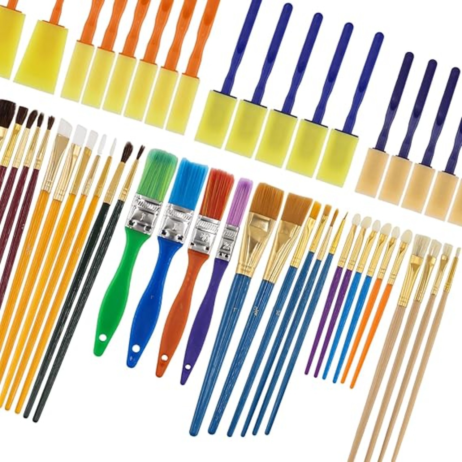 Main product image of 30-piece Brush Set with Color Palettes for Watercolor, Oil, Acrylic, Face Painting