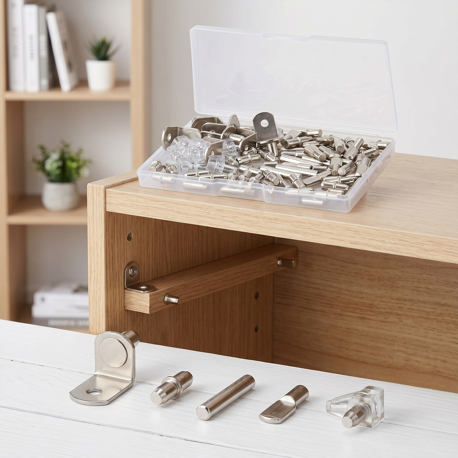 Main product image of 94-Piece Shelf Nail Brackets for Shelves and Organizers