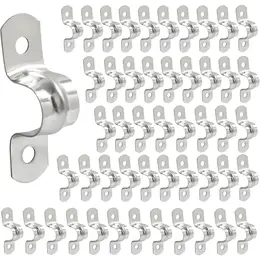 U-shaped Pipe Clamps, 75 Pcs - Pipe Clamp Set For Installations And Assembly Work In The Home And Workshop