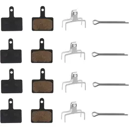 Product image of 4 X Bicycle Disc Brake Pads, Black Brake Discs, Bicycle Brake Pads, 4 Pairs Of Metal Brake Pads