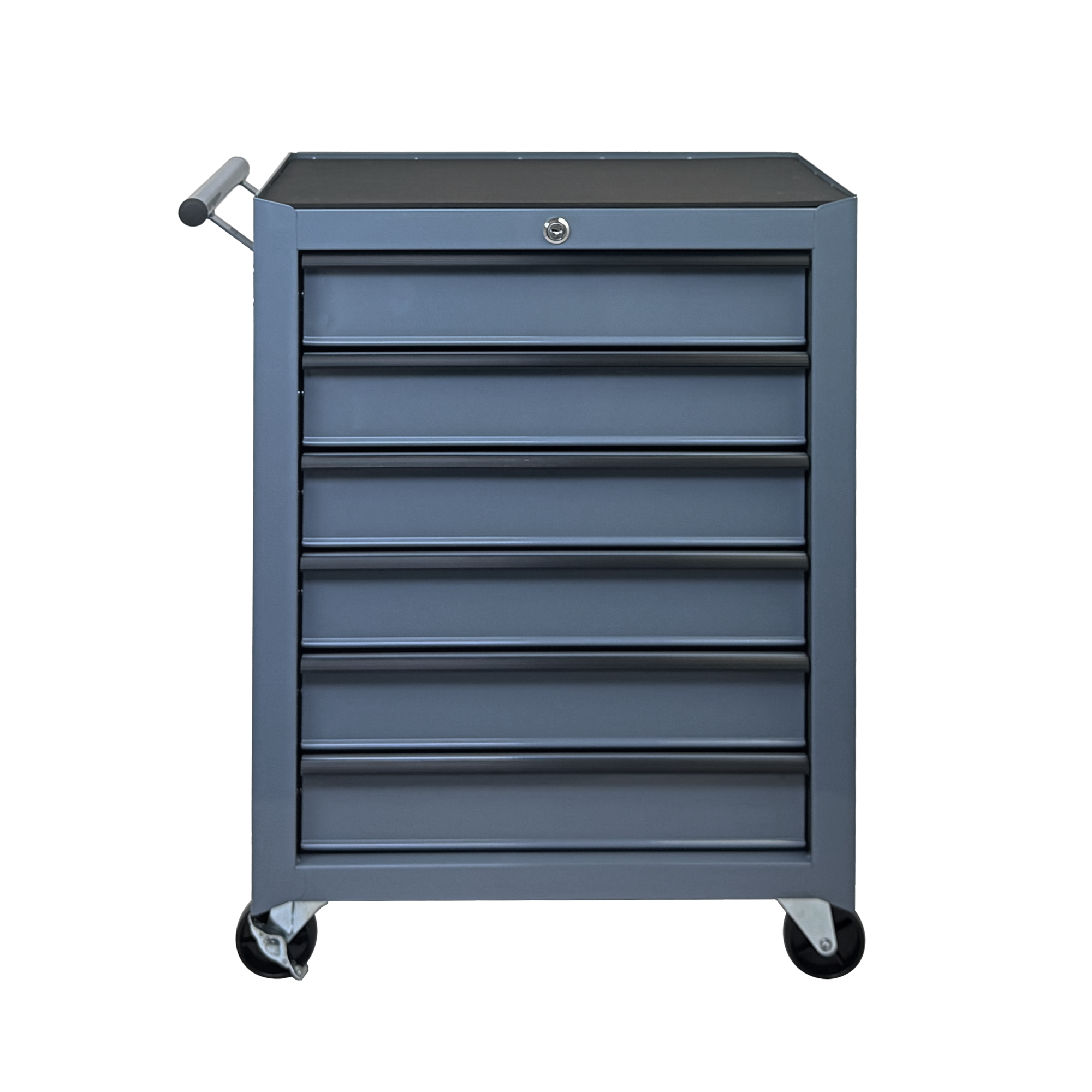 Rolling Metal Tool Chest with 6 Drawers, 20" 6-Drawer Tool Chest Cabinet with Ball Bearing Drawer Slides, Steel Tool Storage Box Organizer  -GREY