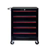Product image of 20" 5-Drawer Steel Rolling Tool Chest, Ball Bearing Slides, Black