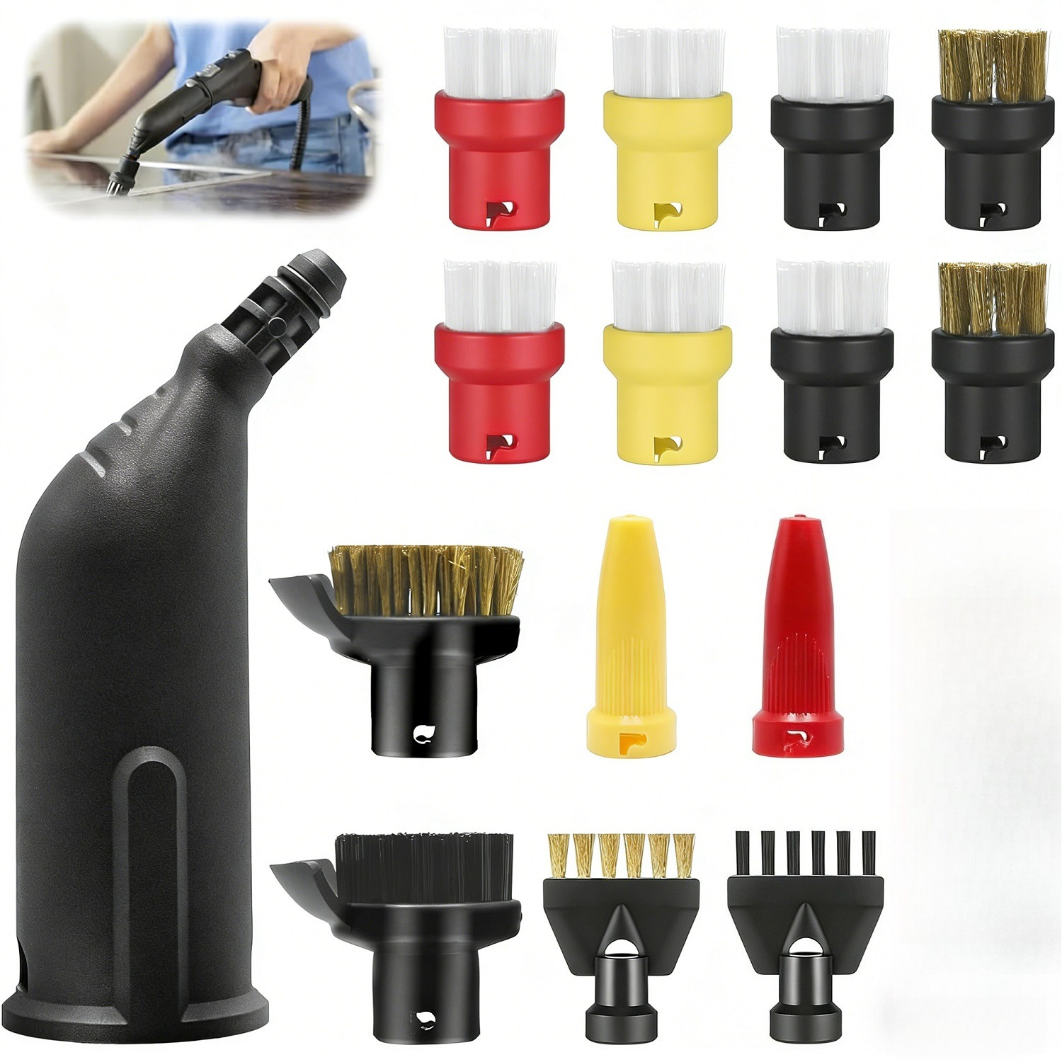 Main product image of Steam Cleaner Accessory Set For SC1–SC5 Models – Steam Cleaner Replacement Parts & Party Accessories Set