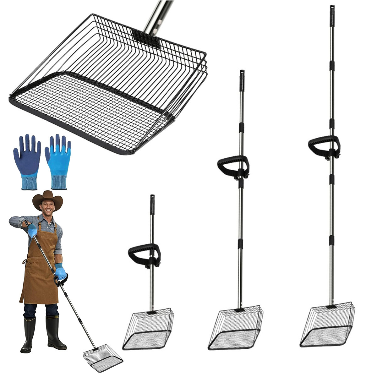 Main product image of 25 cm Cleaning and Gardening Tool with Ergonomic Handle