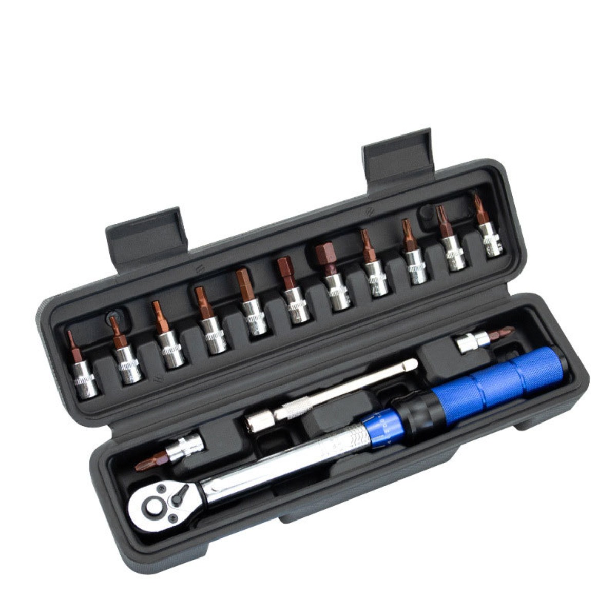 Main product image of 1/4-inch Drive Torque Wrench Set, 2-24 Nm, 15-Piece, ±3% Accuracy