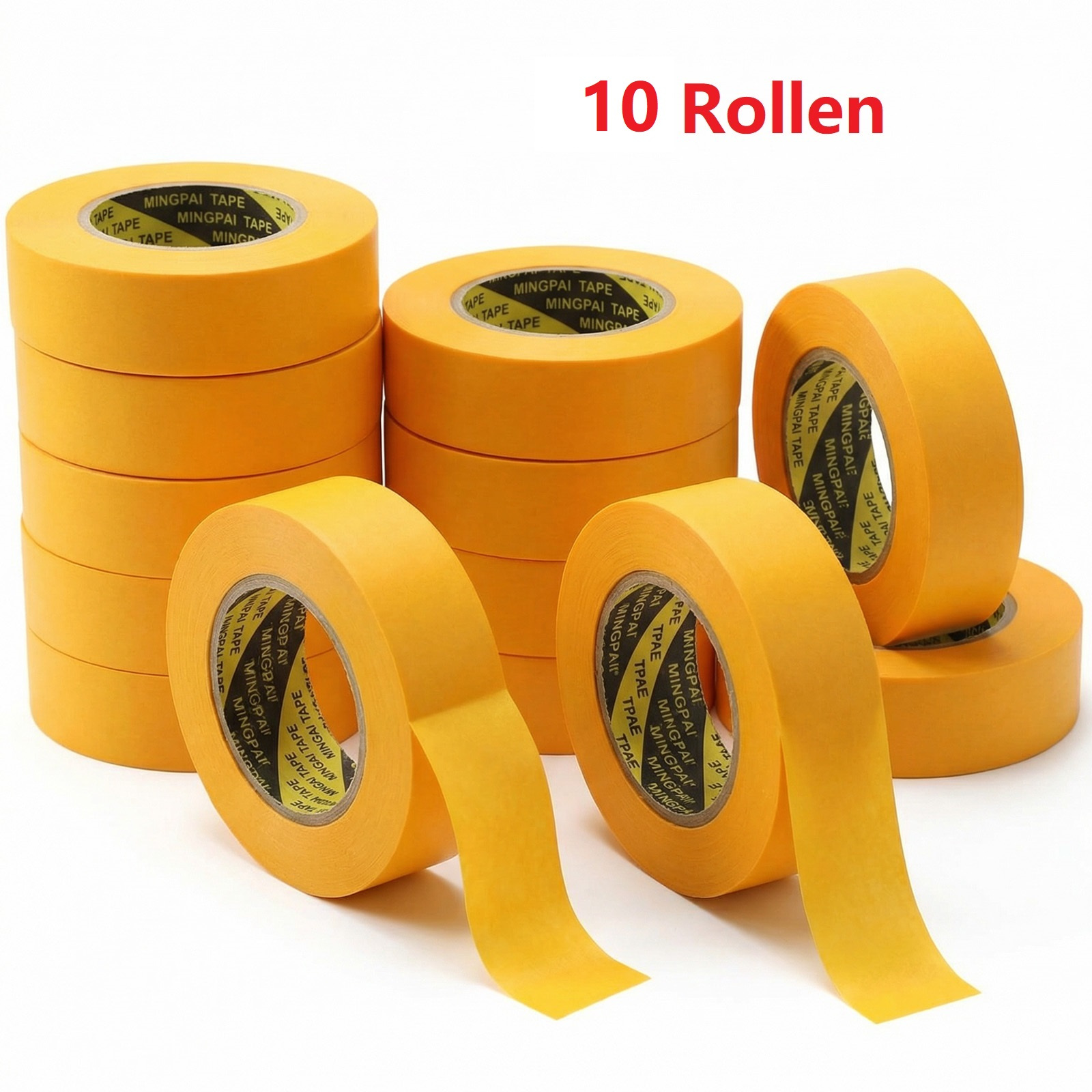 Main product image of Acrylic Masking Tape, 30mm x 12m, 10 Rolls, Painting & Varnishing