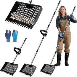 Product image of Adjustable Sieve Chicken Coop Scooper for Bedding and Sand
