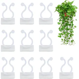 Product image of 110-piece Climbing Plant Support Set: White Trellis, Clips, Cable Ties