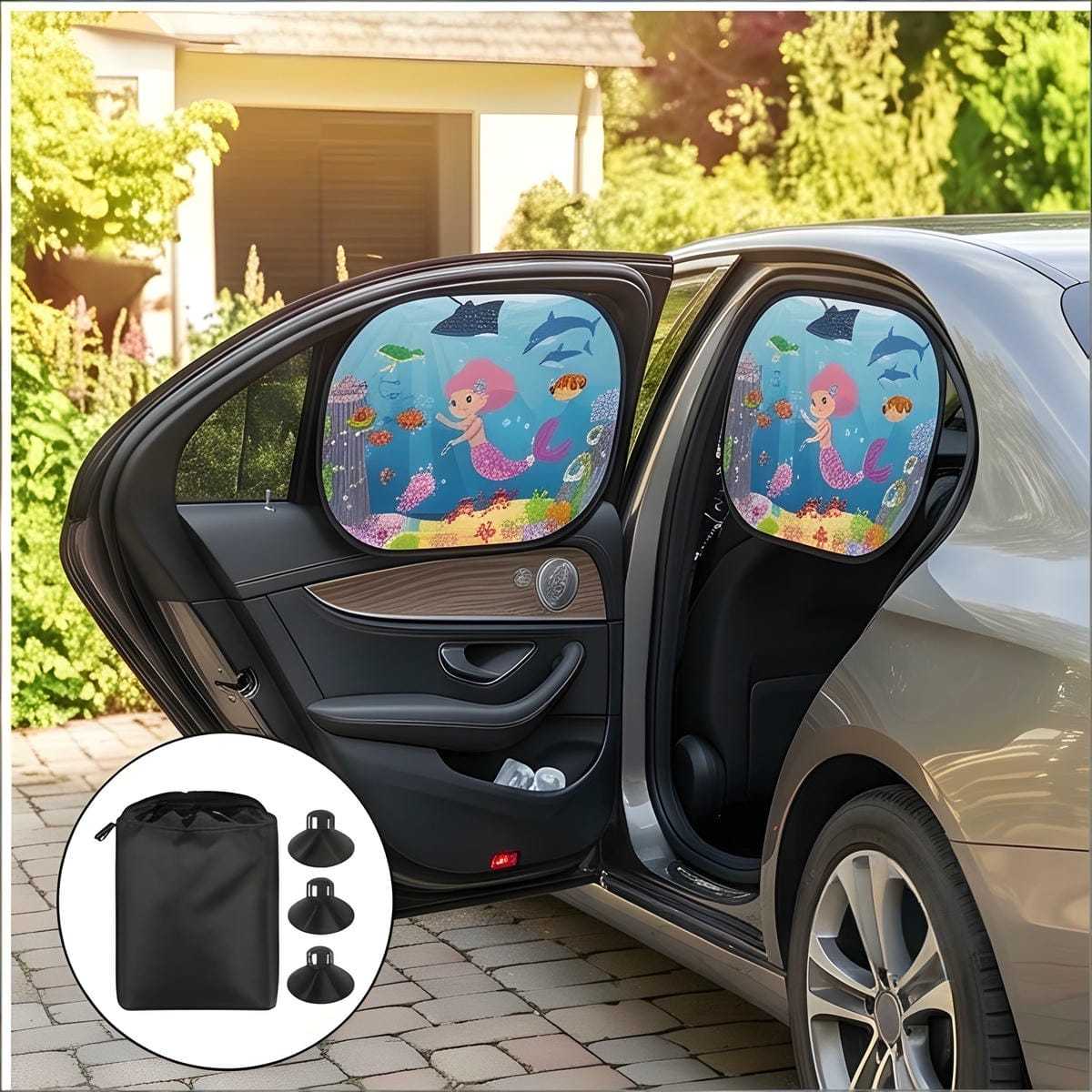 Main product image of Automotive Window Sunshades, Pair, Suction Mount