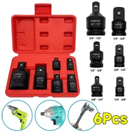 Product image of 6-Piece Impact Socket Adapter & Reducer Set, 1/4, 3/8, 1/2, 3/4 Inch Drive