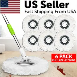 Product image of 6 Pack Replacement Microfiber Mop Head for 360° Spin Mops