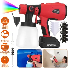Product image of Battery Powered HVLP Electric Paint Sprayer Gun, Handheld