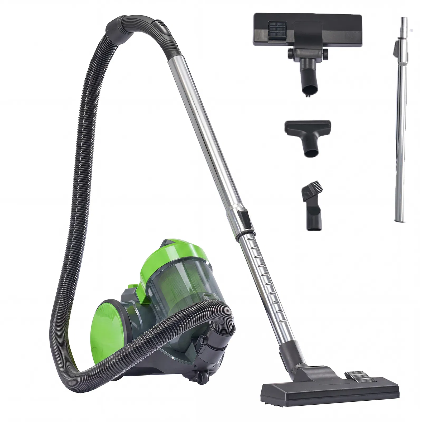 Main product image of Canister Vacuum Cleaner, Portable, Bagless, Retractable Cord, HEPA Filter, Hardwood & Carpet