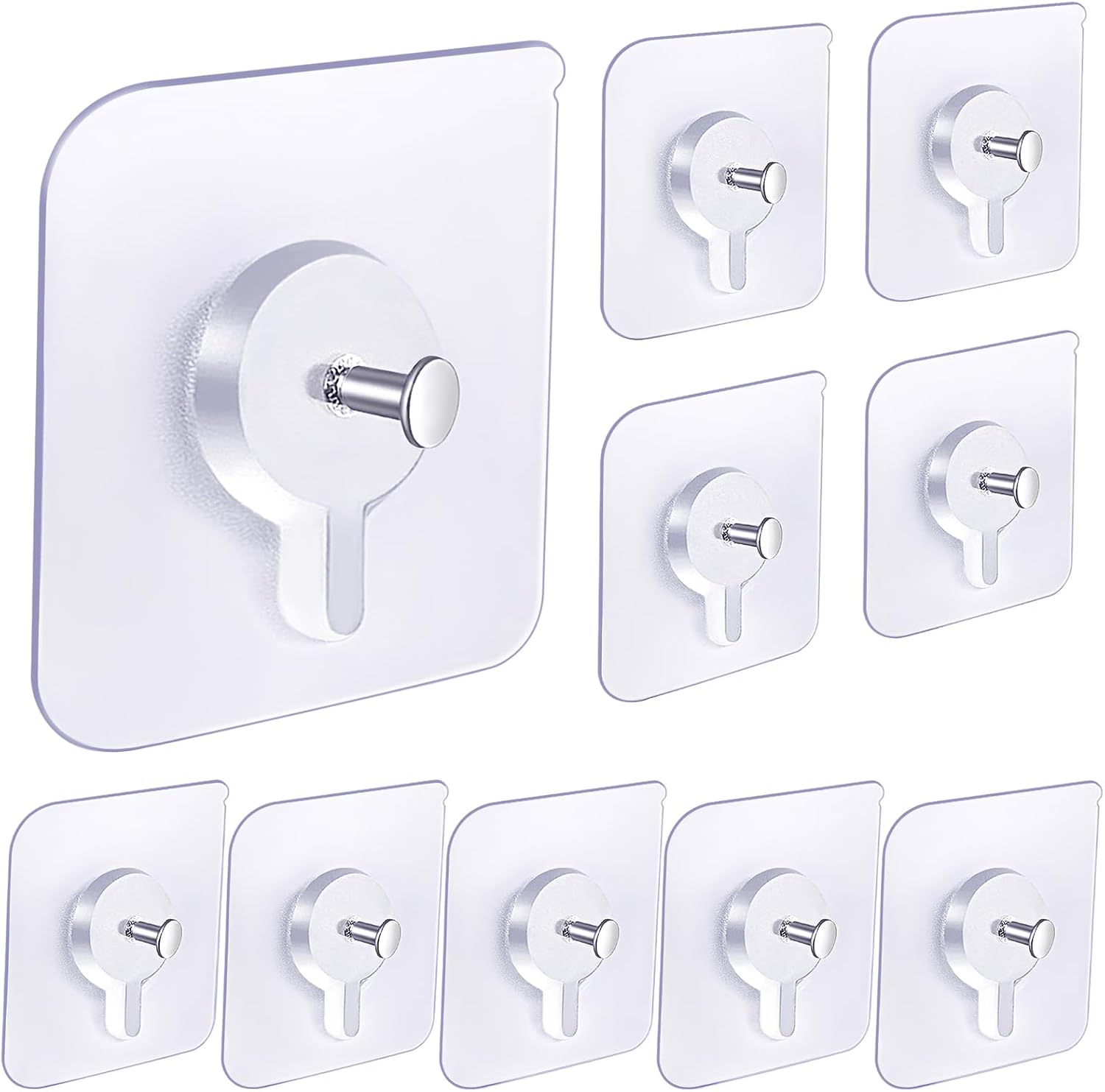 Main product image of Adhesive Wall Hooks, Waterproof and Oil Resistant