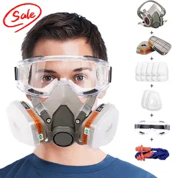 Product image of Full Face Respirator, Model 6200, Chemical & Spray Filter Kit