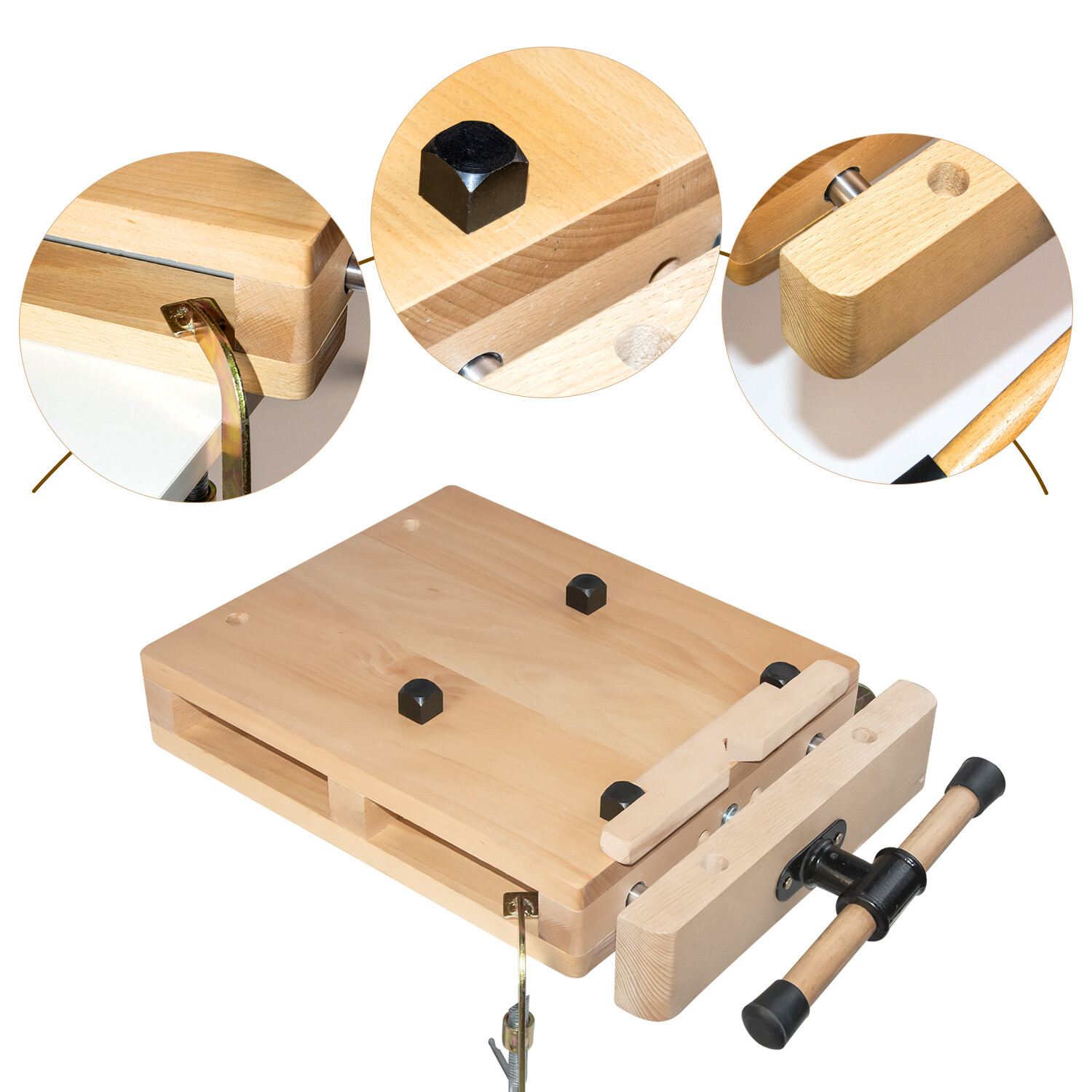 Main product image of Wood Working Connecting Rod Table Clamp Guide Rod Double Bench Clamping Tool AU