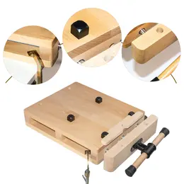 Product image of Woodworking Double Bench Clamp, Guide Rod Table Clamping Tool