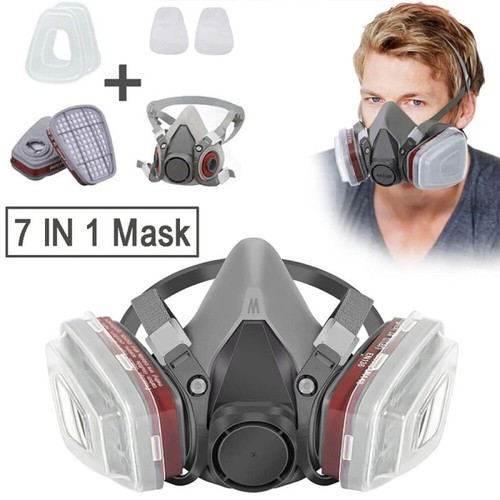 Main product image of 7-in-1 Respirator Mask Kit for Painting, Spraying, Dust, Gas