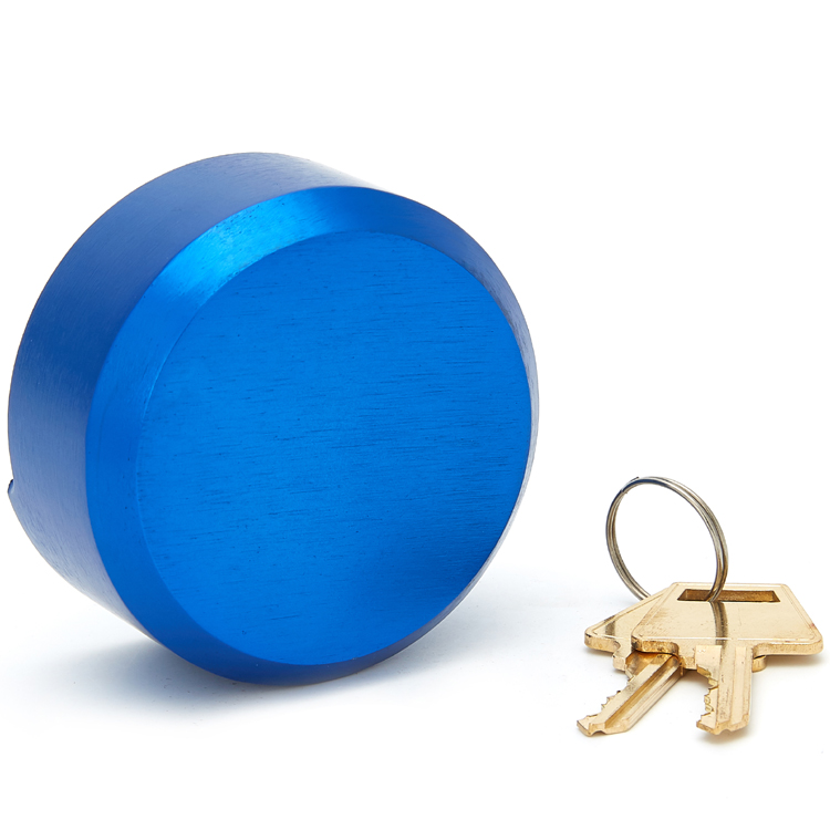 Main product image of 73mm Aluminum Puck Lock, Hidden Shackle Design