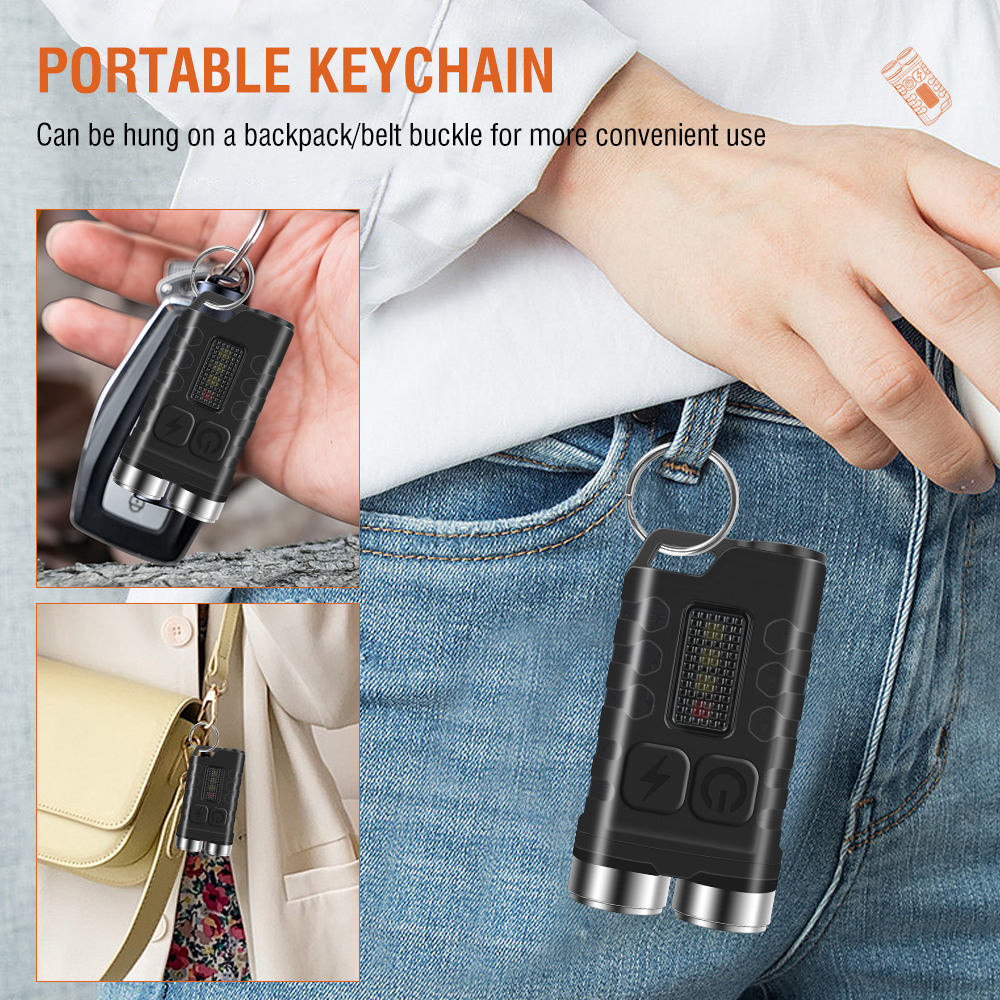 Main product image of Mini LED Flashlight Rechargeable Safe Protection Electric Torch Security Lamp