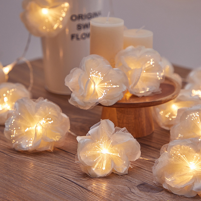 Outdoor Decoration LED Simulation Butterfly Orchid Light String
