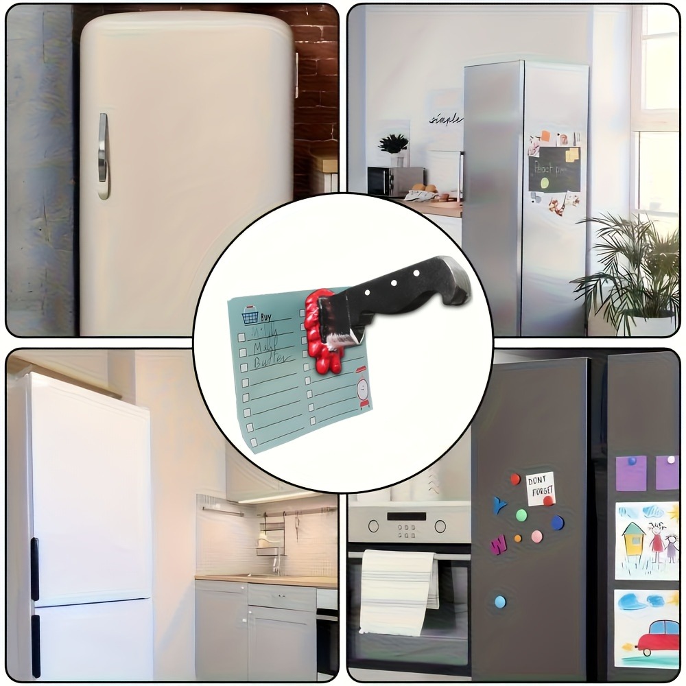 Main product image of Knife Shaped Refrigerator Magnet, Magnetic Note Holder