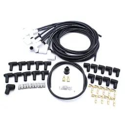 Product image of 9001C Universal Spark Plug Wire Set, 90 Degree White Ceramic Boots