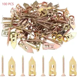 1o0X Self-Drilling Anchors With Screws Set Drywall Anchor Expansion Dowels UK