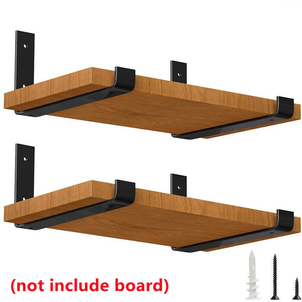 4 8 Pack Rustic Shelf Brackets Scaffold Board Industrial Solid Steel Heavy Duty