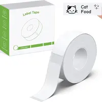 Product image of Genuine Label Maker Tape Standard Laminated Thermal Label Tape Replacement, For Home Office Labels Roll White