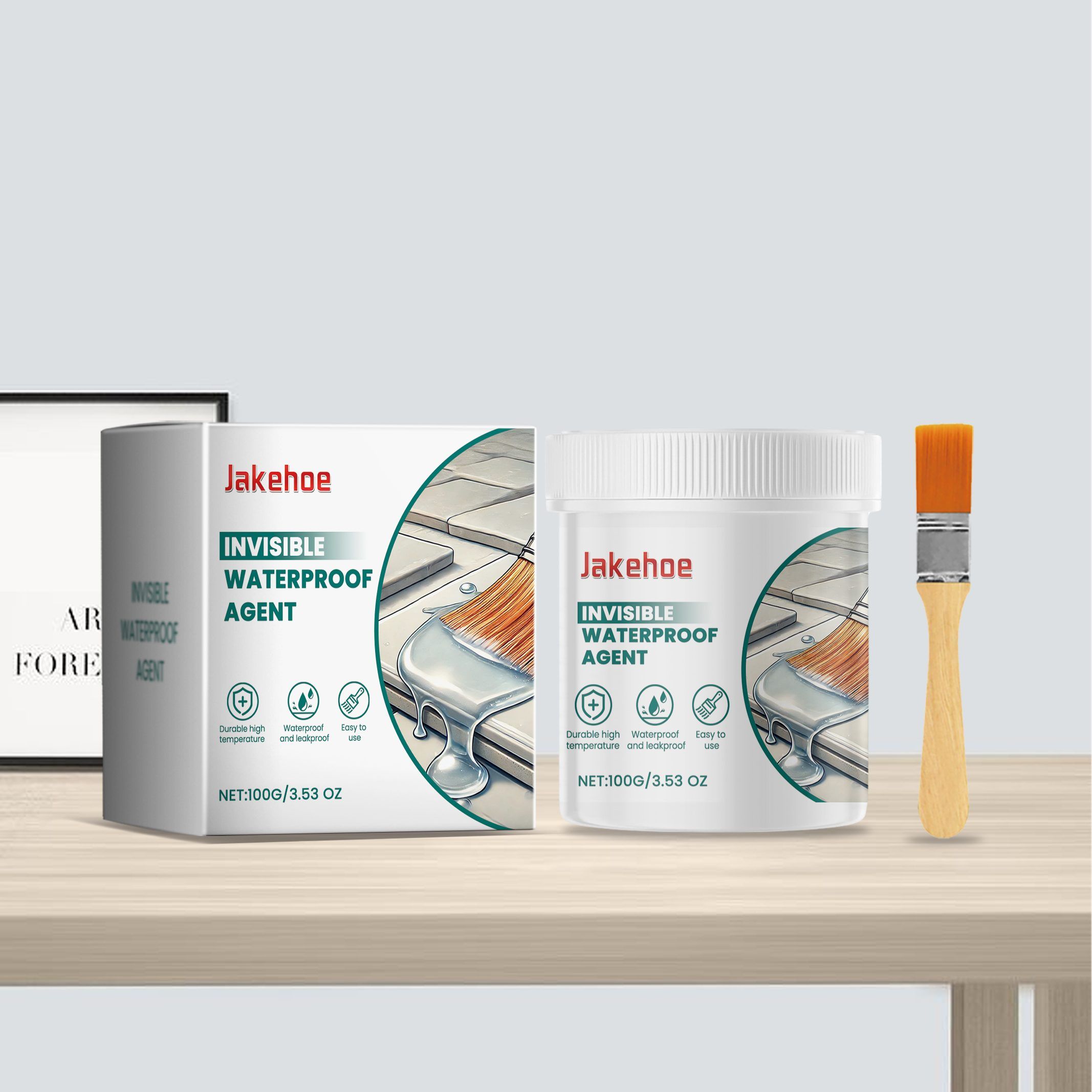 Main product image of JAKEHOE Clear Waterproof Repair Adhesive Kit, 1 Set