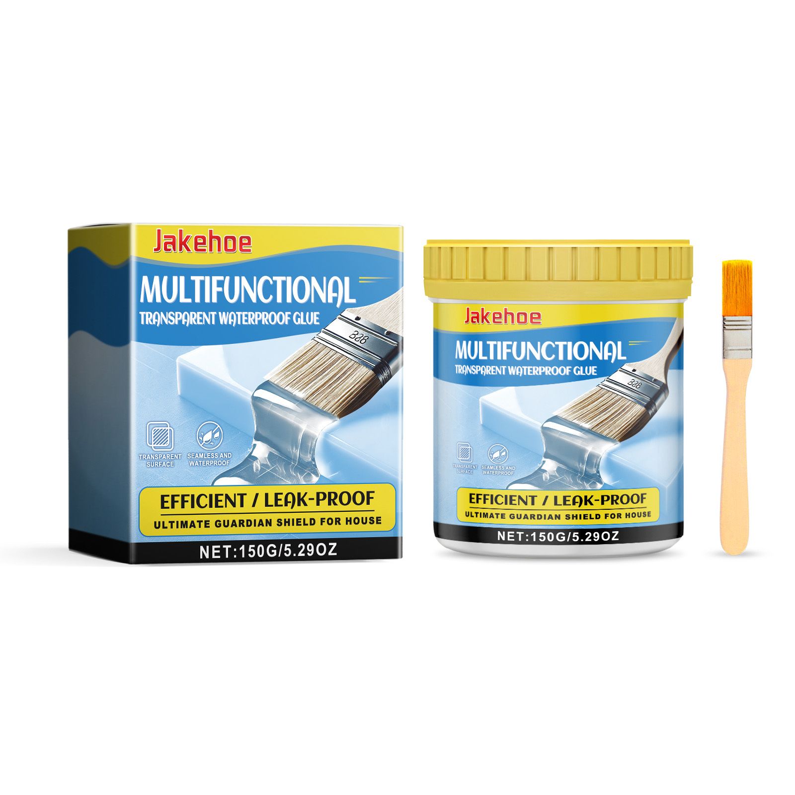 Main product image of JAKEHOE Clear Waterproof Repair Adhesive Kit, 1 Piece