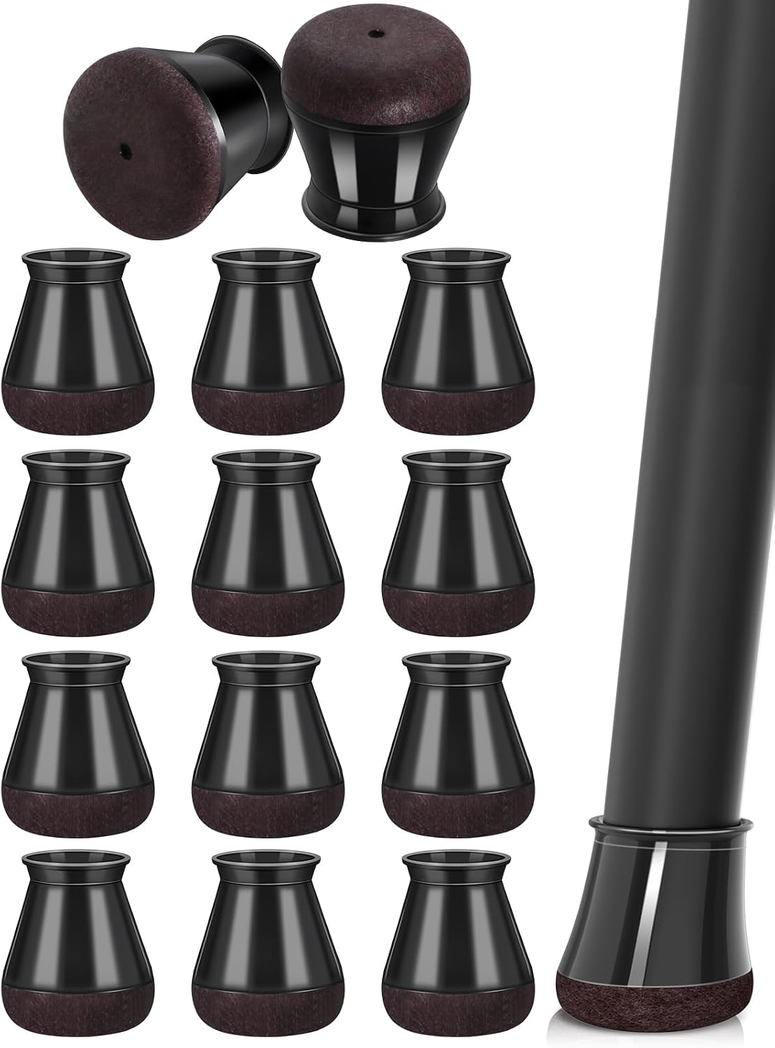 Main product image of Chair Leg Floor Protectors, Silicone, for Hardwood, 16 Units