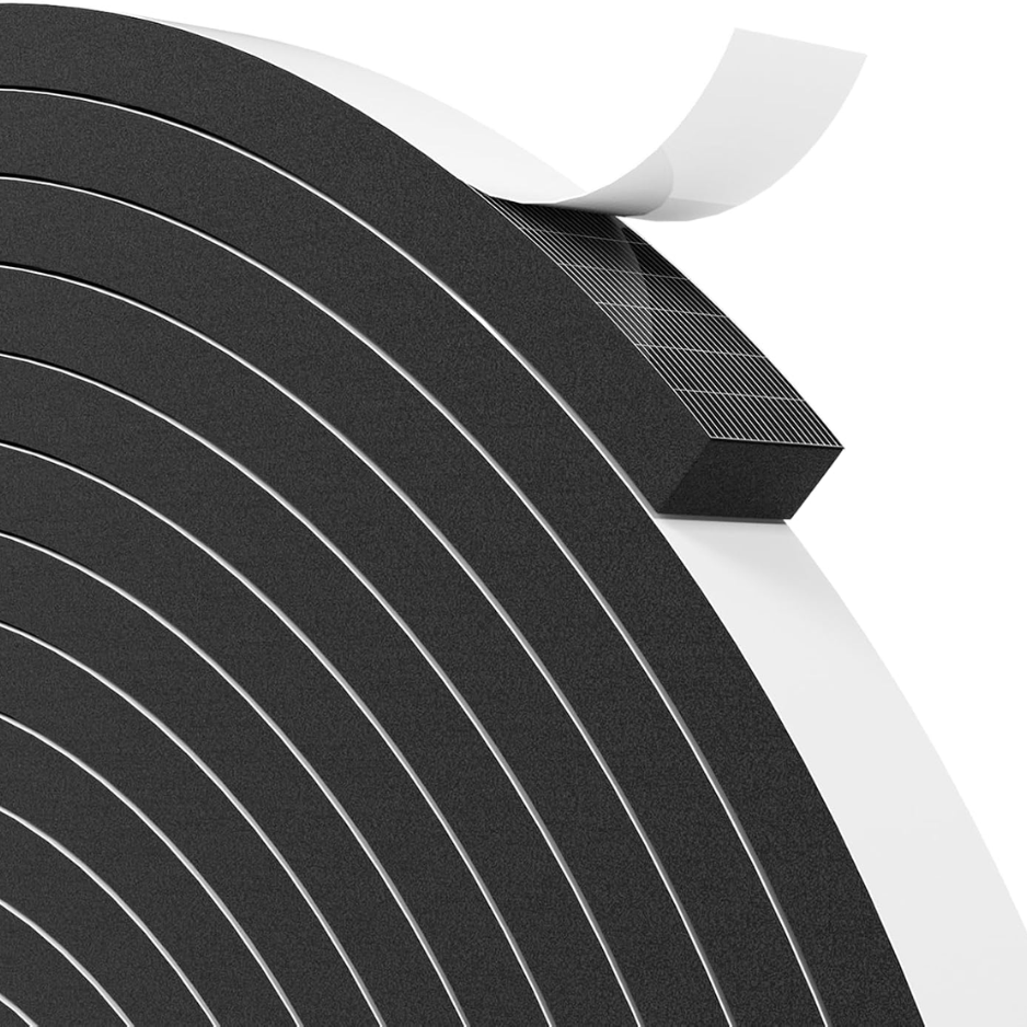 Main product image of 33FT EVA Foam Weather Stripping, Self-Adhesive, for Doors and Windows
