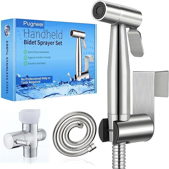 Main product image of Handheld Bidet Sprayer, Stainless Steel, Toilet Attachment