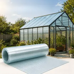 Product image of Transparent Insulated Polycarbonate Sheet, UV Resistant