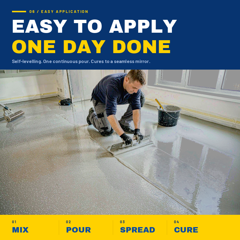 Main product image of Suspended Colored Quartz Epoxy Floor Coating