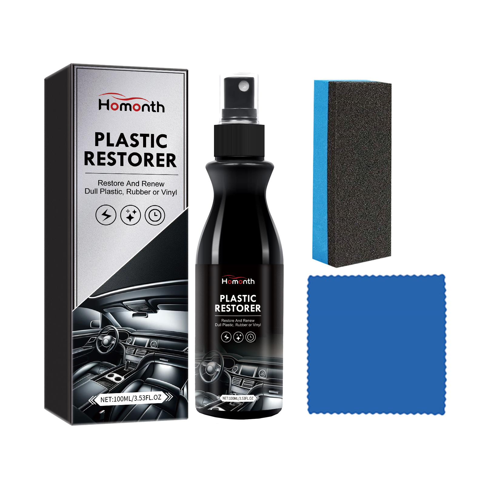 Main product image of Plastic Restorer, Interior Renovation, Care Oil for Daily Use