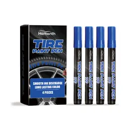 Product image of Automotive Tire Marker Pens, Permanent, 4-Piece Set