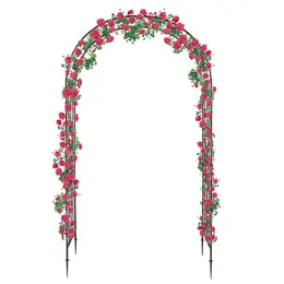 Product image of Wrought Iron Arch Trellis for Climbing Plants, Arc Top