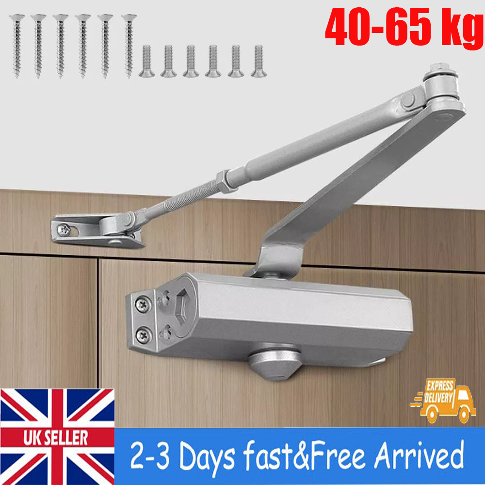 Main product image of 40-65KG Heavy Duty Fire Rated Overhead Door Closer Opener Adjustable Soft Close