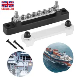 12V Distribution Bus Bar Auto Boat Marine Power 6 Way Terminal Block Bus Bar