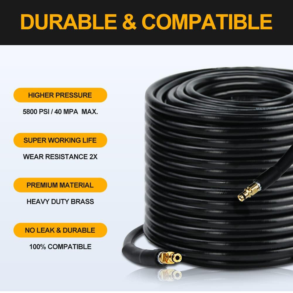 6M 8M 10M Extension Hose Pipes For Karcher K2 K3 K4 K5 K7 High-Pressure Washer