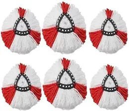 6 PACK For Vileda Turbo Refill Microfibre Mop Set, Spin Mop Head Replacement UK