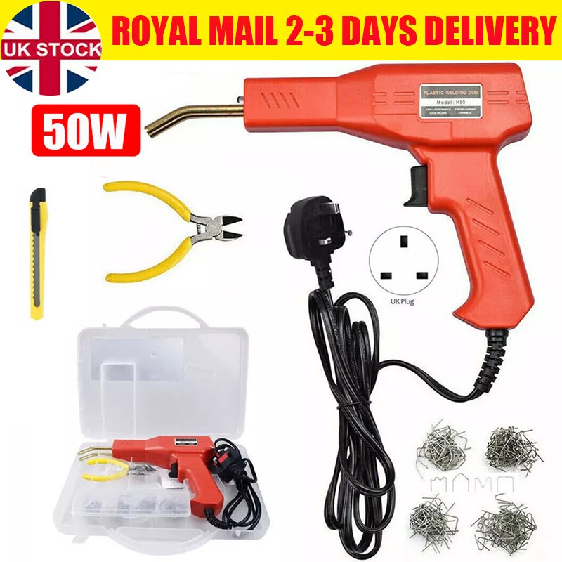 Main product image of Hot Stapler Car Bumper Fender Welding Welder Gun Plastic Kit Repair With Staples