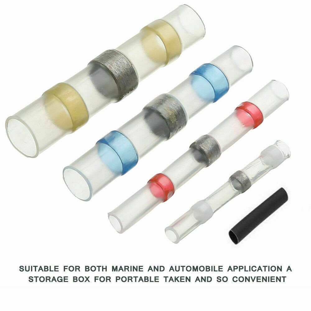 Main product image of 800pcs Solder Seal Heat Shrink Butt Wire Connectors, Waterproof