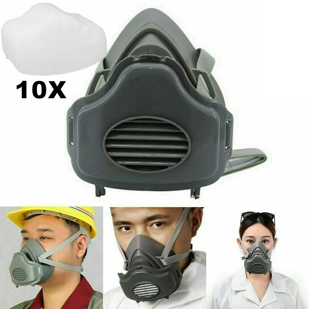 Main product image of Reusable Half Face Respirator Mask for Woodworking, Painting, Welding